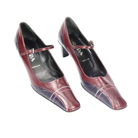 prada vero cuoio red pumps